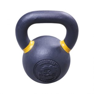 Crossmaxx® Gietijzeren Powdercoated kettlebell 16kg