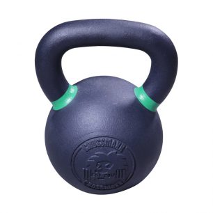 Crossmaxx® Gietijzeren Powdercoated kettlebell 28kg