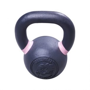 Crossmaxx® Gietijzeren Powdercoated kettlebell 8kg