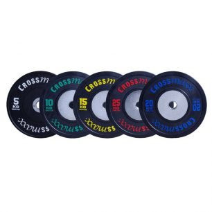 Competitie Olympische Bumper Plate 50mm 25 kg - zwart