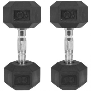 Hexagon dumbbells (2 stuks/set) - 10kg