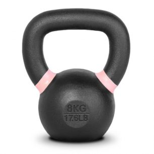 8kg kettlebell gietijzer powder coated