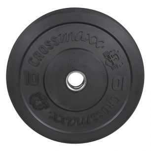 Olympische Bumper Plate 50mm 10 kg - zwart