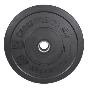 Olympische Bumper Plate 50mm 20 kg - zwart
