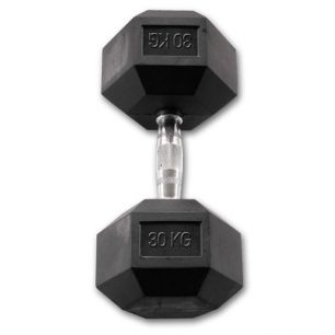 Body-Solid Hexagon Rubber Dumbbell - (2 stuks/set) - 25kg