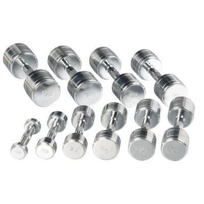 Bodytrading Chromen Dumbbells - (2 stuks/set)