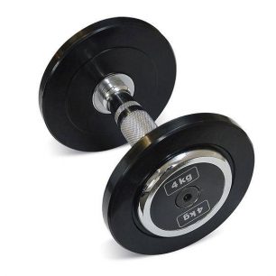 Bodytrading Rubber Dumbbell Pro - (2 stuks/set) - 4kg