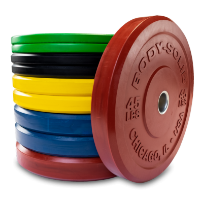 Body-Solid - Gekleurde Olympische Bumper Plates