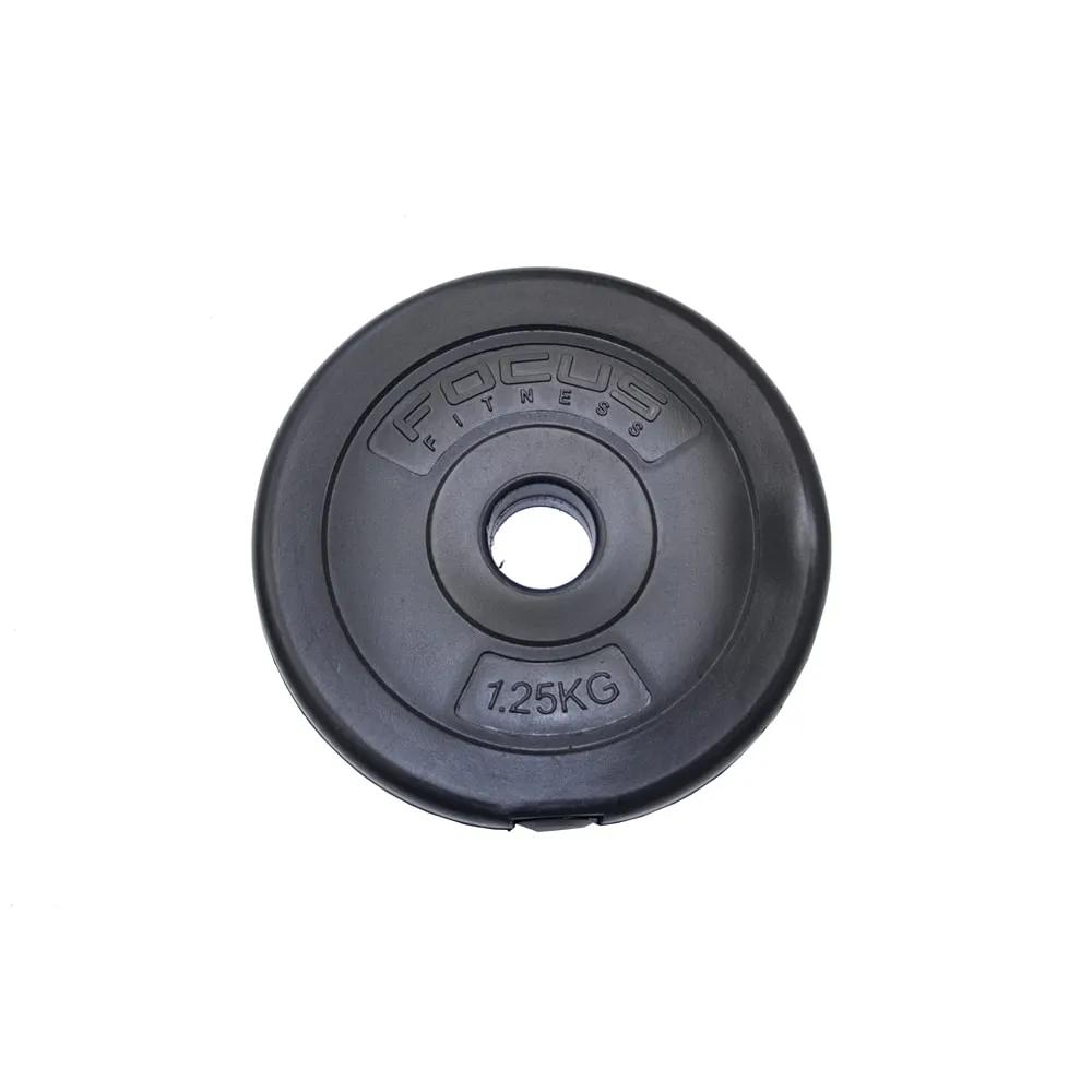 Peave Hallo breedte Halterschijf 30 mm - Focus Fitness - 1,25 kg - Kunststof - Gewichtenshop.nl