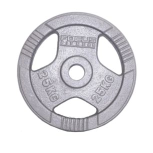 Halterschijf 30 mm - Focus Fitness Hamerton - 25 kg - Gietijzer