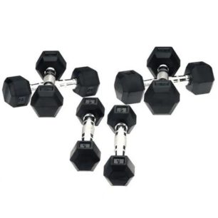 Hexa Dumbbells - Focus Fitness - 2 x 1 kg