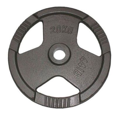 Olympische halterschijf 50 mm - Focus Fitness - 20 kg - Gietijzer