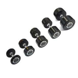 Rubberen Dumbbells - Bodytrading Pro Style - 2 x 32,5 kg