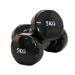 Vinyl Dumbbells - Focus Fitness - 2 x 5 kg